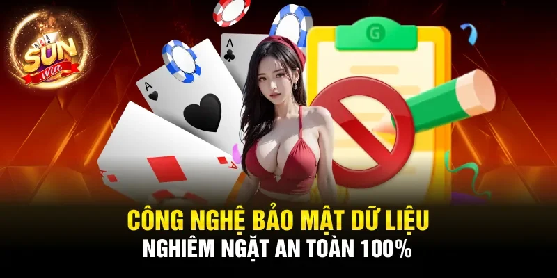 Công nghệ bảo mật dữ liệu nghiêm ngặt an toàn 100%